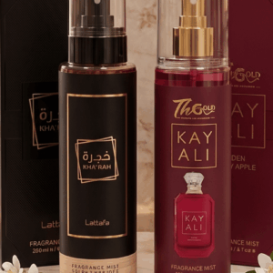 باقة الانتعاش الفاخرة: معطر جسم كايالي (240 مل) + سبلاش خمرة من لطافة (250 مل)