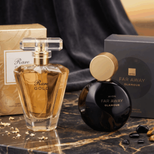 باكدج الفخامة والجاذبية: عطر رير جولد وفار أواي جلامور من إيفون